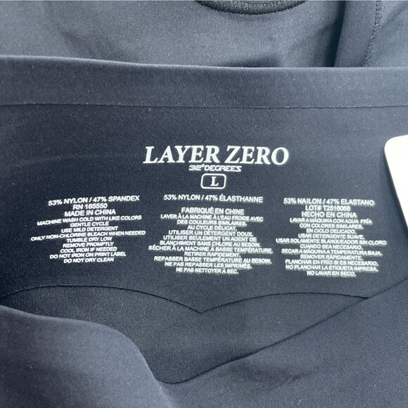 NEW Layer Zero Women's L Shapewear Laser Cut Nylon Shorts 2PK Black & Dark Beige - Picture 6 of 10